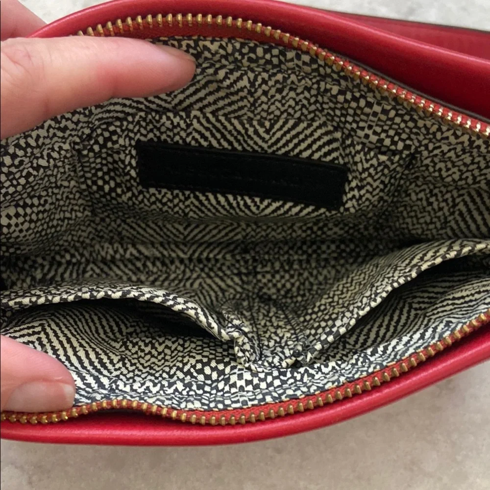 Rebecca Minkoff Red Leather Crossbody Bag - Picture 6 of 15